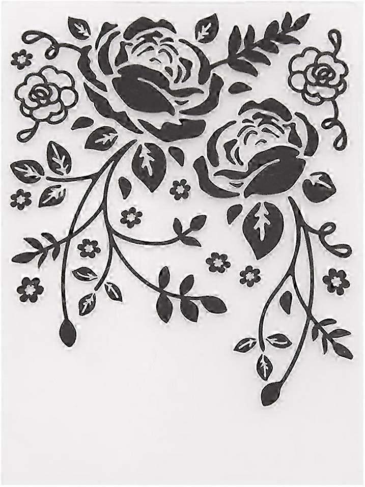 Plastic Embossing Folder Embossing Stencil Templates Flower Die Cuts Cutting Dies for Card Making Embossing Paper Craft