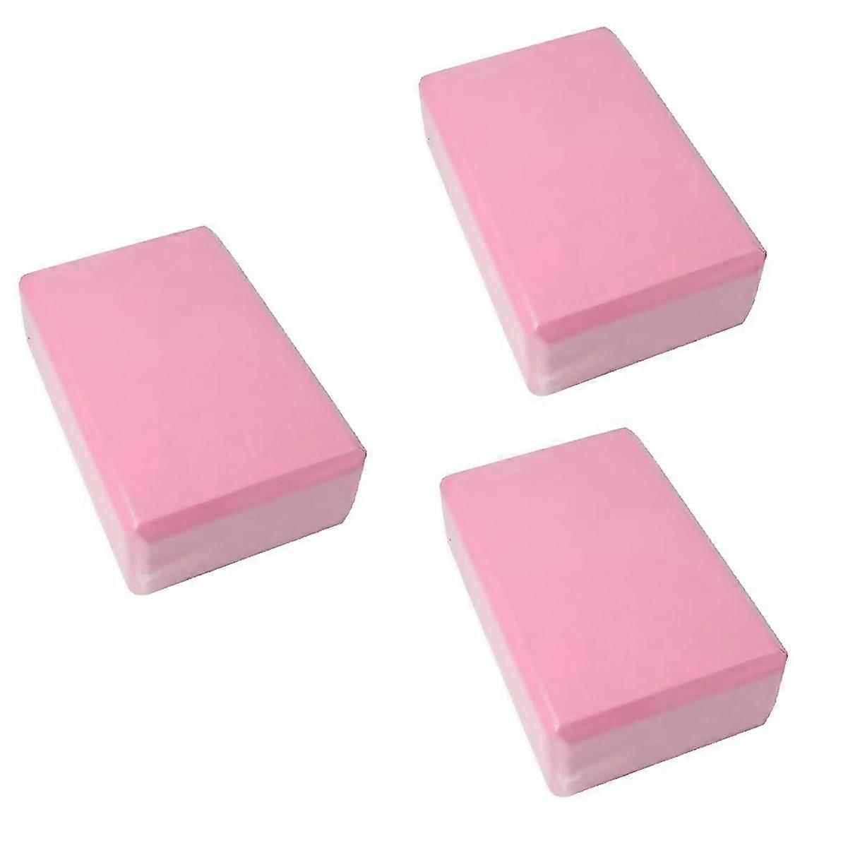For Yoga Bricks Exercise Bricks Yoga Supplies Pink