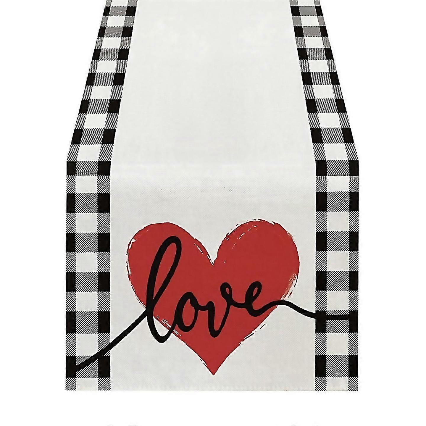 For Valentines Day Table Runner Polka Dots 33 X 183cm