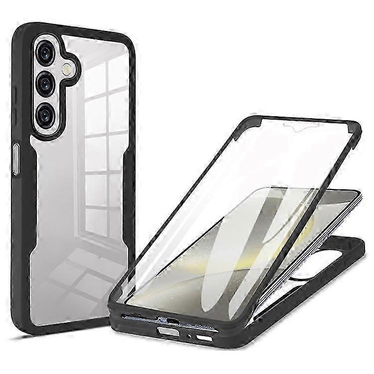 Συμβατό για Samsung Galaxy A17 / A16 5G / A16 4G θήκη ακρυλικό + TPU Διαφανές κάλυμμα τηλεφώνου με ταινία οθόνης PET