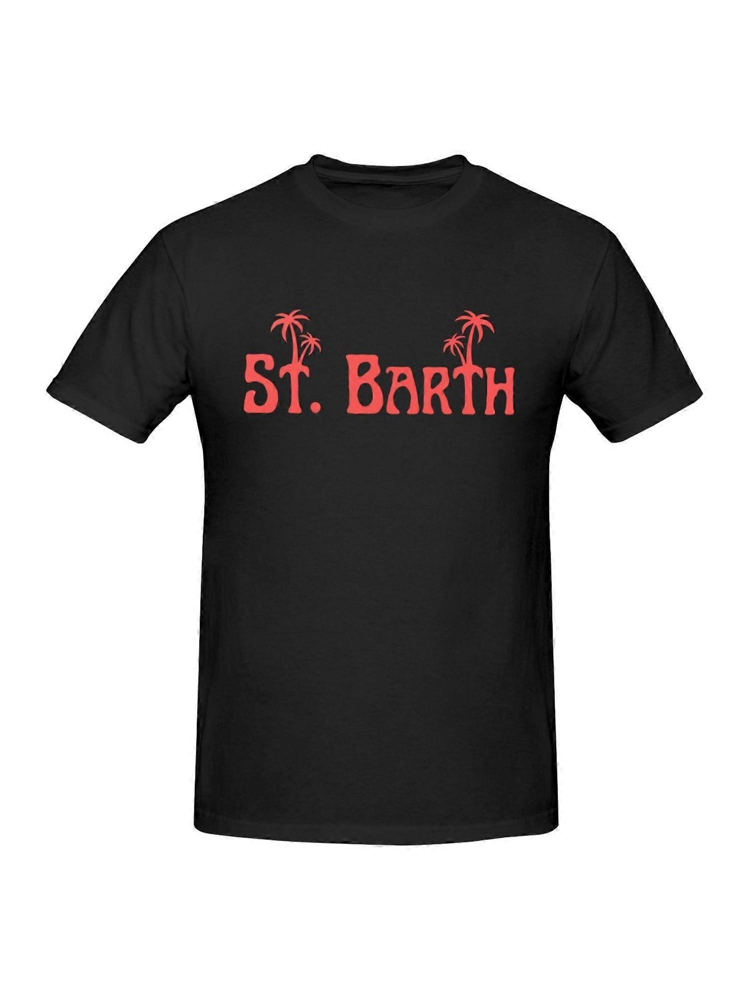 Saint Barth Fashion Tops Print Men Round Neck Washed Tops Harajuku T Shirts Oversized T-shirts Gift Idea-DADGJ87