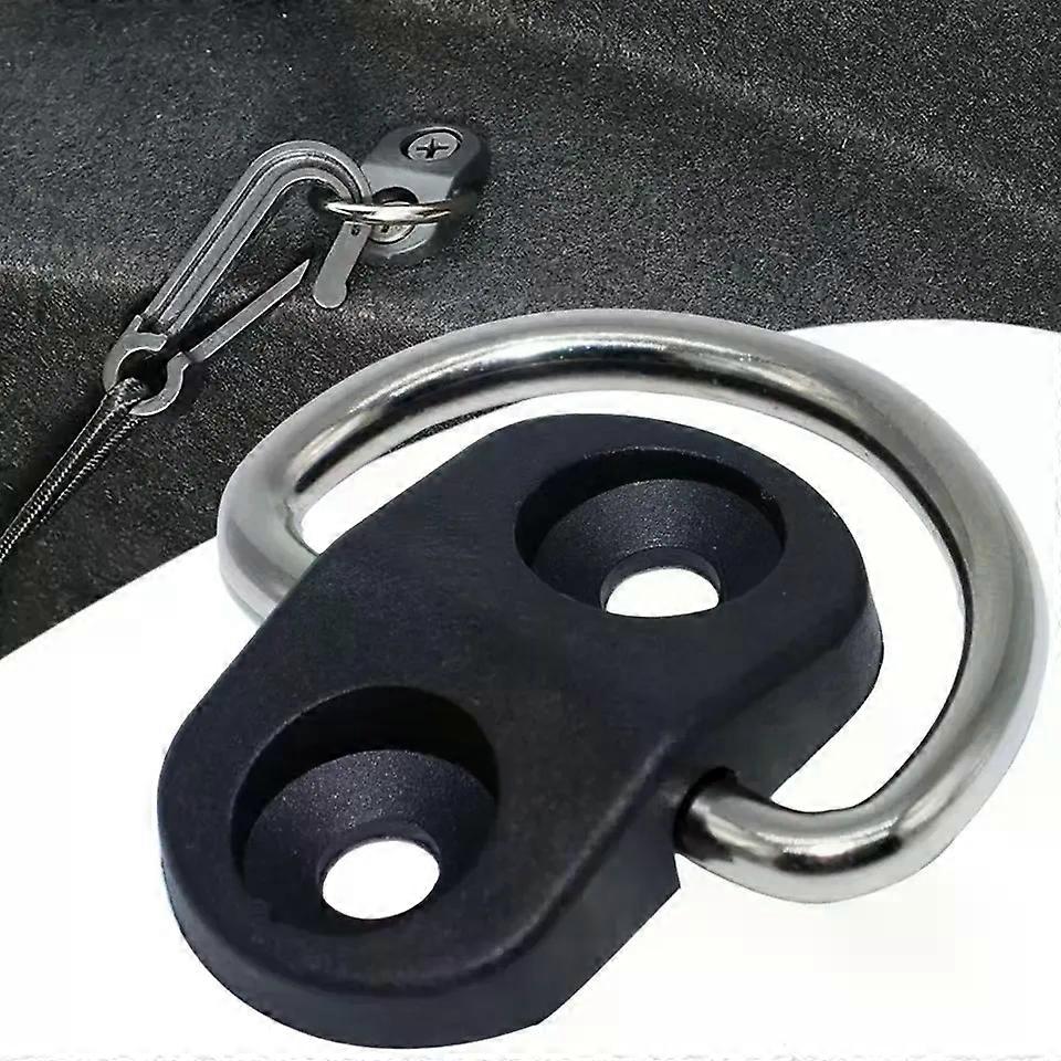 4set Cargo Net Floor Hook Accessories Rear Trunk Boot Cargo Floor Net Tie Down Hook Ring Loop Hanging Flat Screen Net Fixing Kit