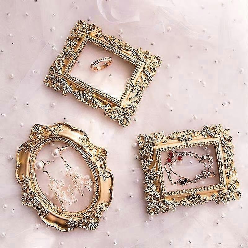 Oval Picture Frame Mini Vintage Frames Tabletop Photo Frame Old Fashioned Picture Frames Resin Vintage Picture Frame