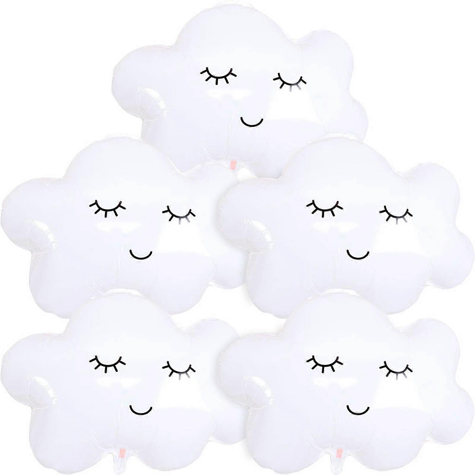 Cloud Balloons Birthday Party Balloons for Decoration 5Pcs Pack