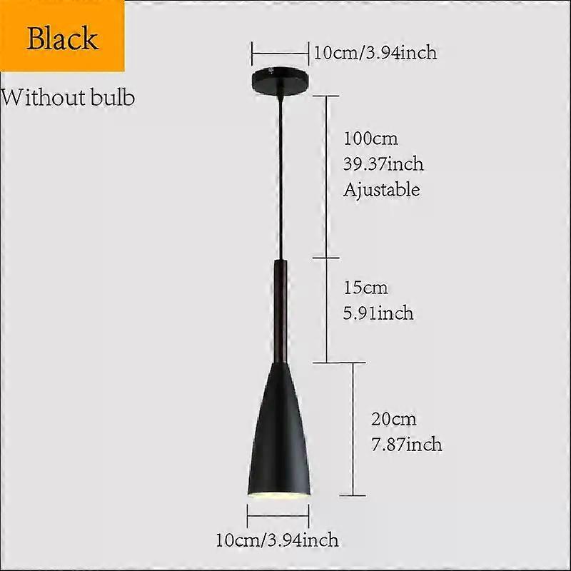 Nordic Style Simple Modern Single Head Three Head Home Black and White Gray Restaurant Lamp Bedroom Lamp Bar Small Chandelier