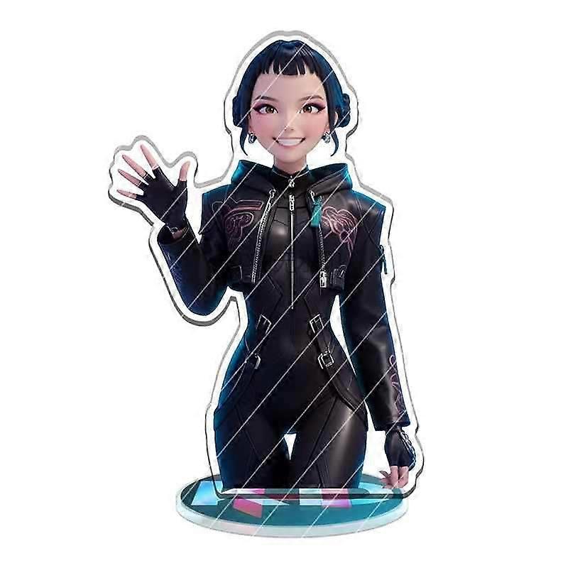 Akryl Stativ Figurer Anime Karaktär Samling Läder Serie/Hukande/Halv kropp