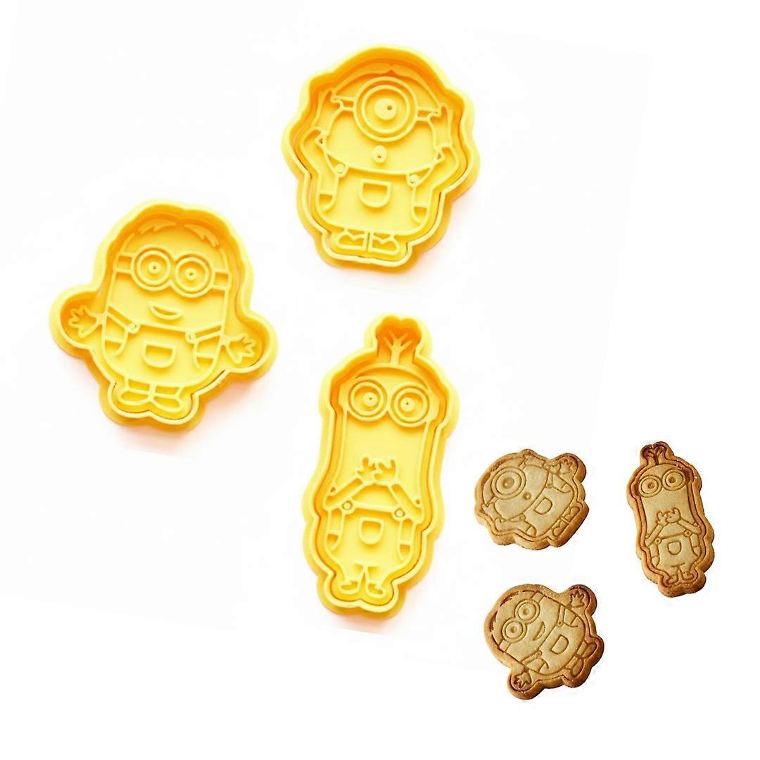 3 pcs cookie cutters Minions shaped