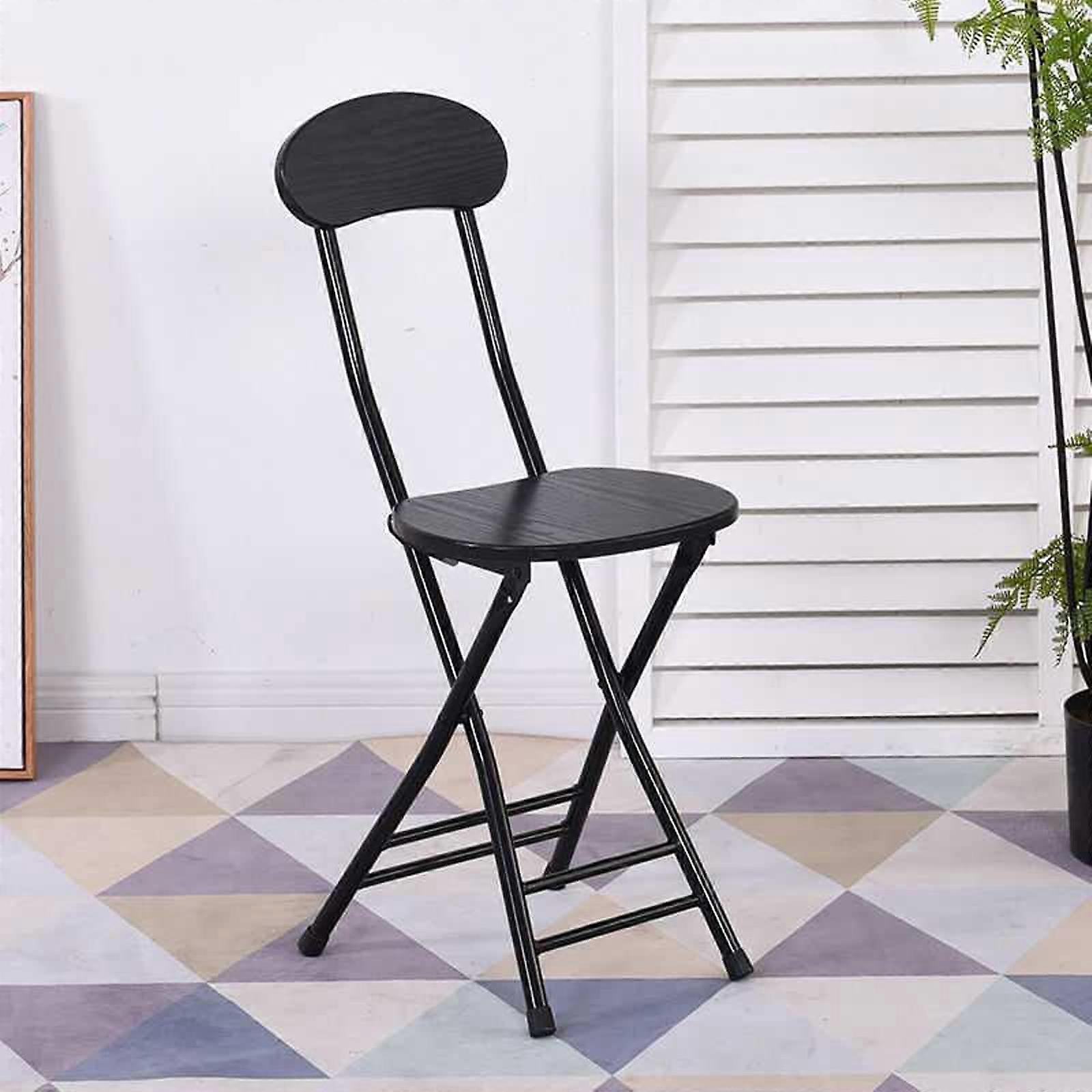 Foldable Bar Stool With Backrest, No Assembly Required, Indoor Outdoor Kitchen Bar Seating For Home Pub Patio