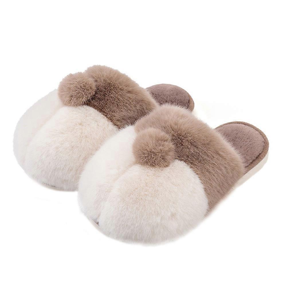 Couple Slipper Winter Slipper for Home Wearing 1Pair of Non-Slip Comfortable Footwear