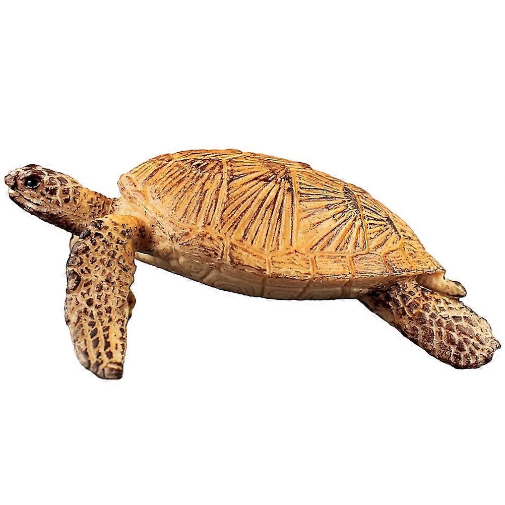 Tortoise Toy Decorative Use For Students 8.5X7CM Brown 4Pcs