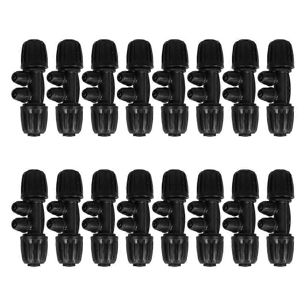Drip Irrigation Barbed Connectors for Efficient Watering 64Pcs Kit