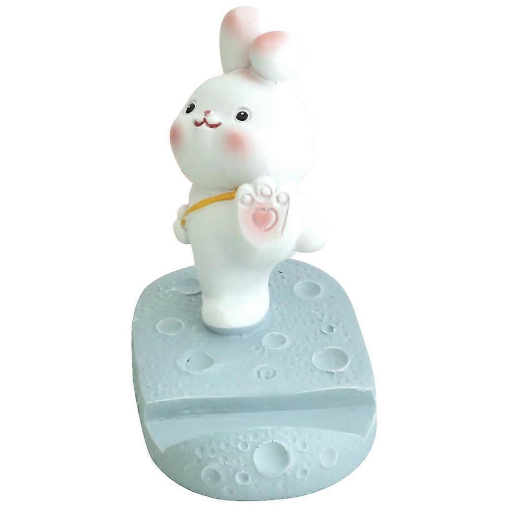 Cartoon Design Desktop Mobile Phone Holder For Home And Office Use With Stable Base, 5Pcs