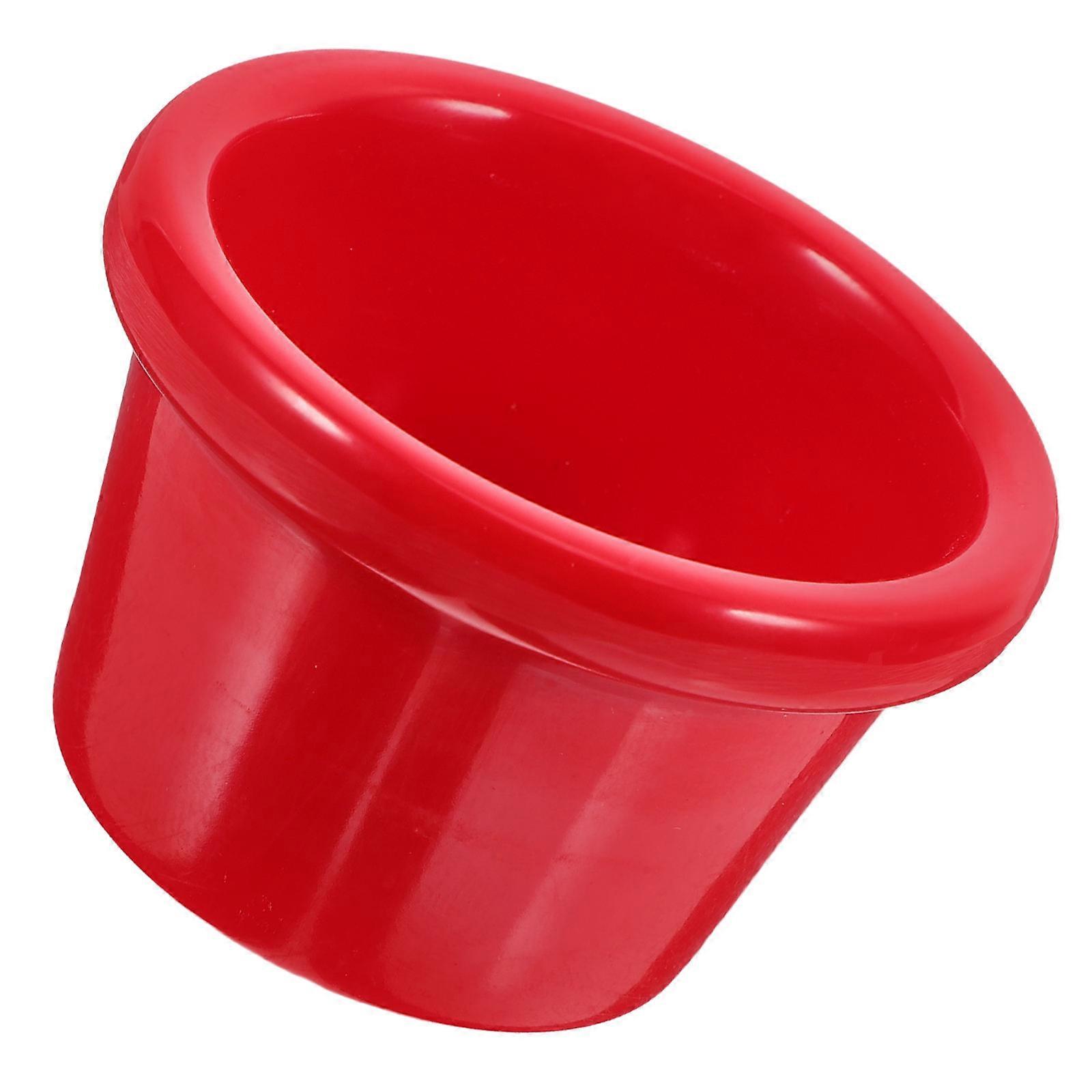 Multi-Use Sauce Bowl Small Containers Perfect For Home And Restaurant Use In Simple Design Red 1Pack