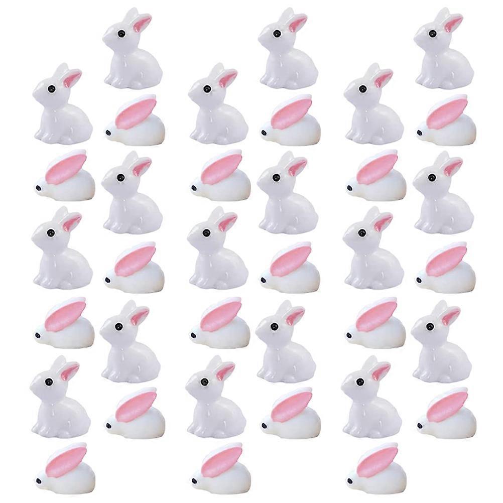 Tiny Resin Decoration Garden Bunny Rabbit for Decoration 300Pcs