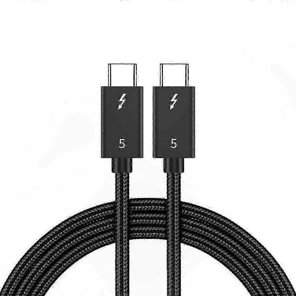 2m 80Gbps USB-C to USB-C Cable, Thunderbolt 5 Compatible, 8K 60Hz Video, PD 240W Charging Support