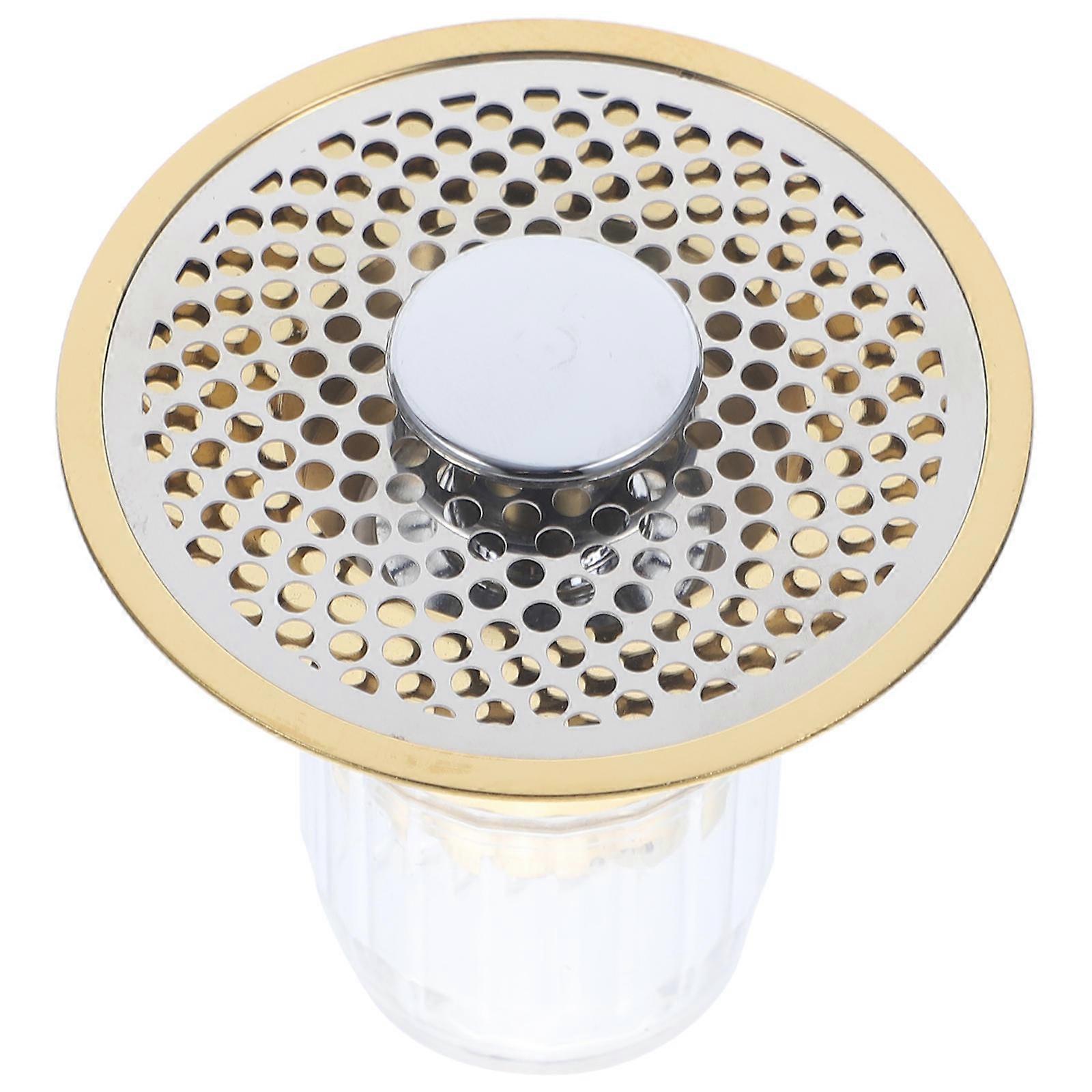 Anti-Block Sink Stopper 2Pcs Magnetic Suction And Hollowed Panel Design For Homeowners Daily Use Preventing Hair And Debris Clogging 34-37mm Hole Size