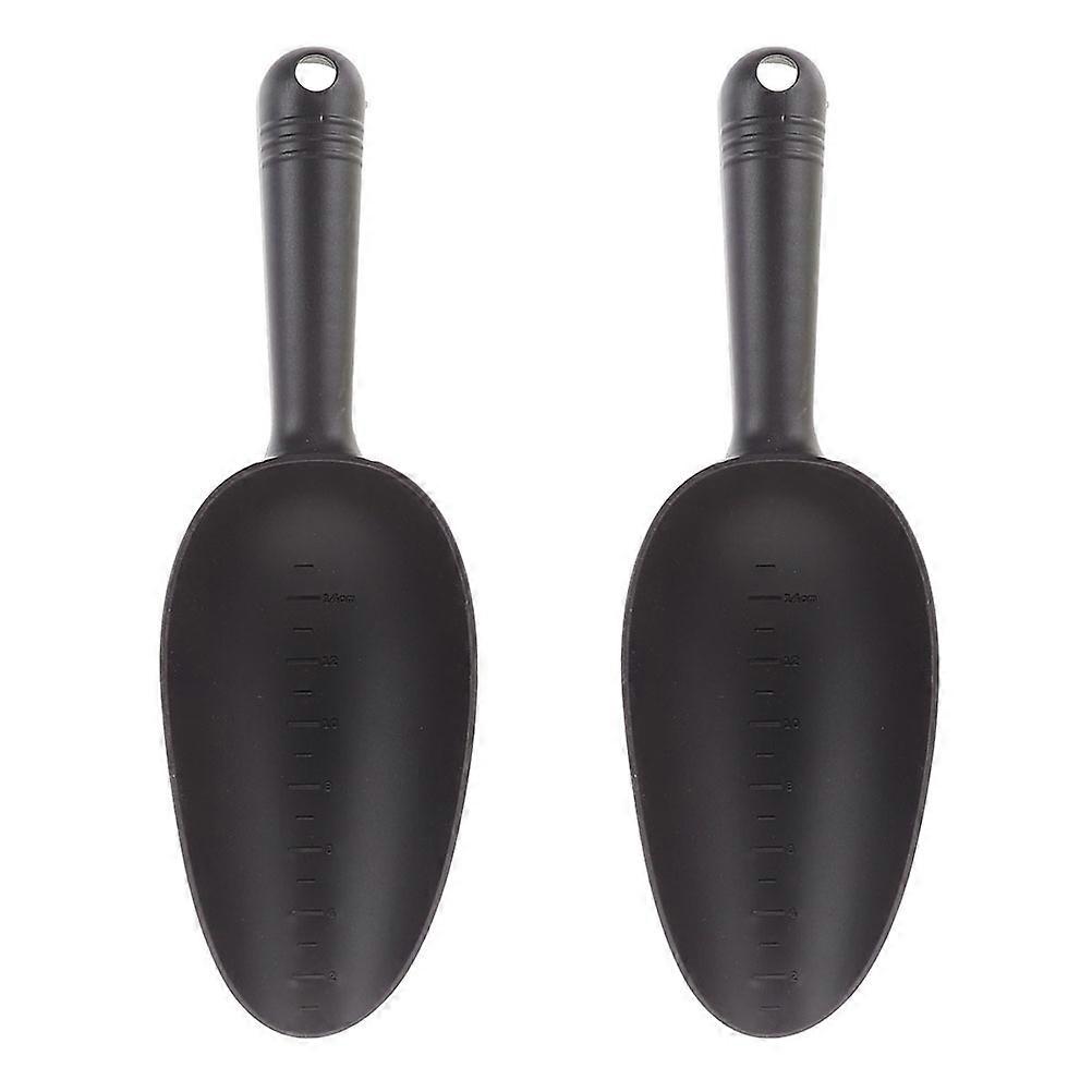 Soil 4 Pcs Digging Gardening Tools Black Plastic Ergonomic Handle for Landscaping 30X9CM