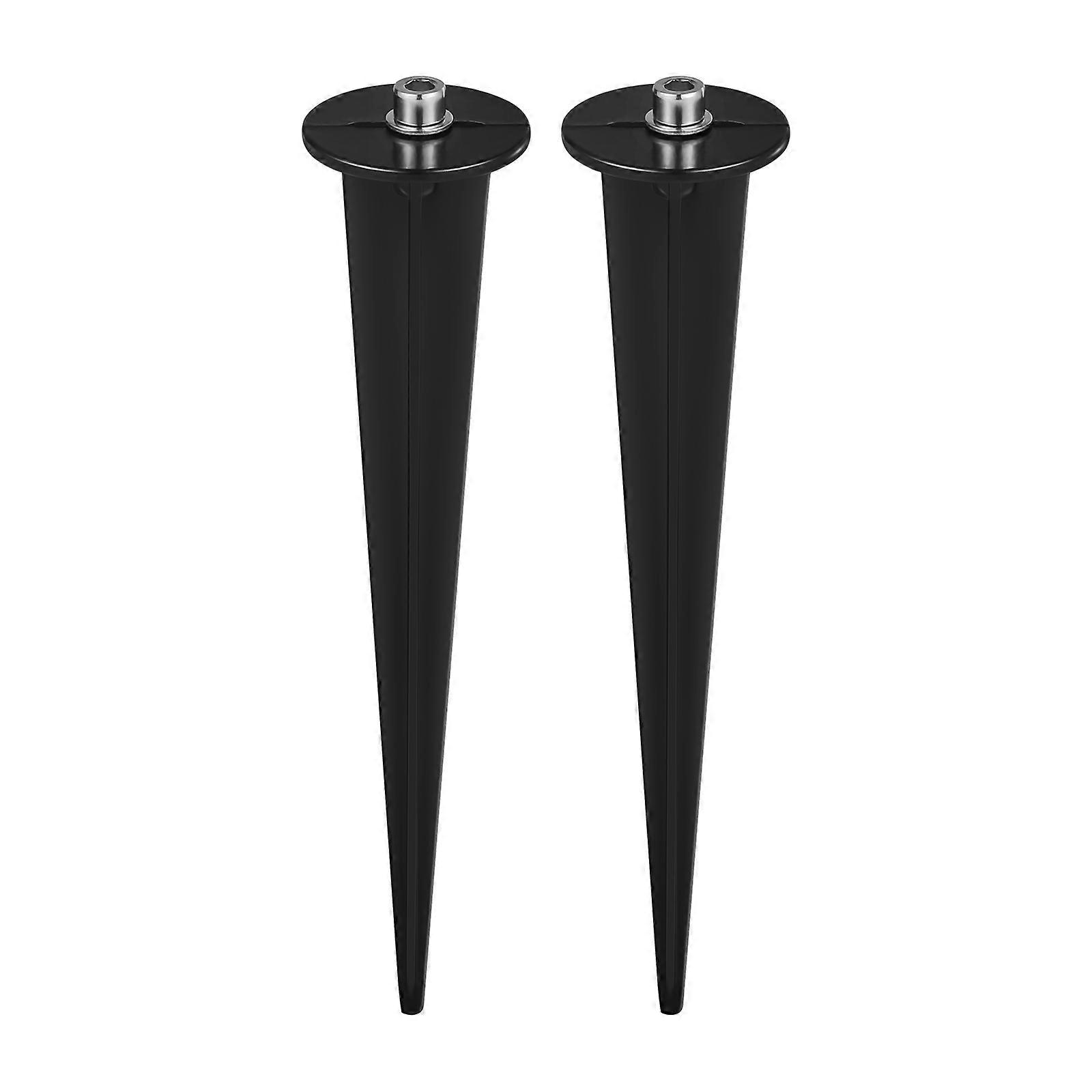 Ground Spike Uonlytech for Floodlight Use Black 10Pcs Outdoor Spotlight Accessory
