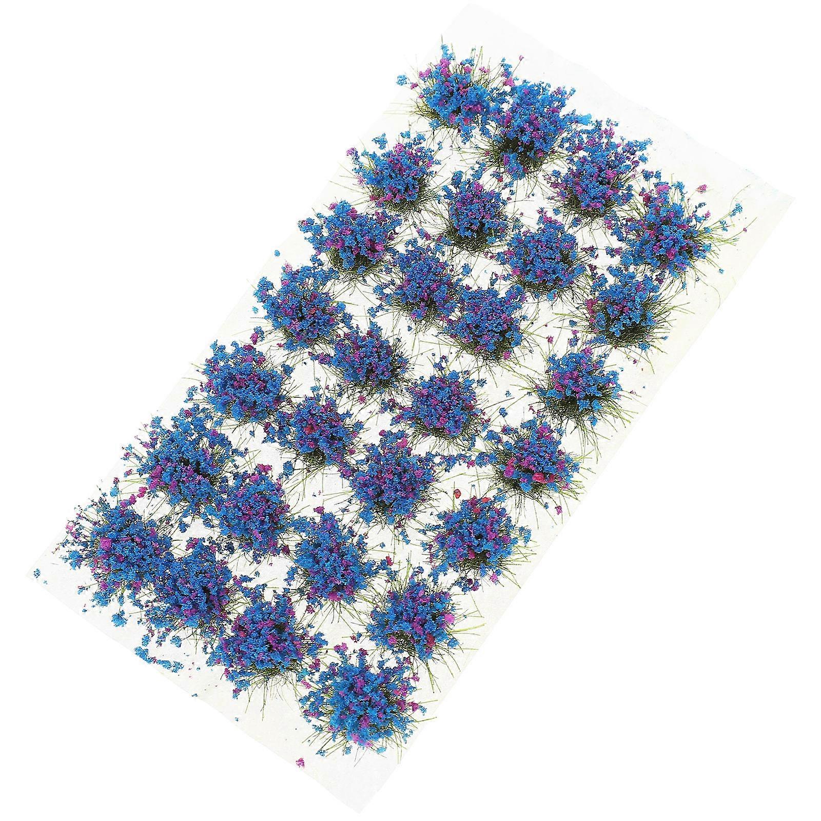 Purple Simulated Flower Cluster Artificial Flower Decor 4 Boxes for Decoration