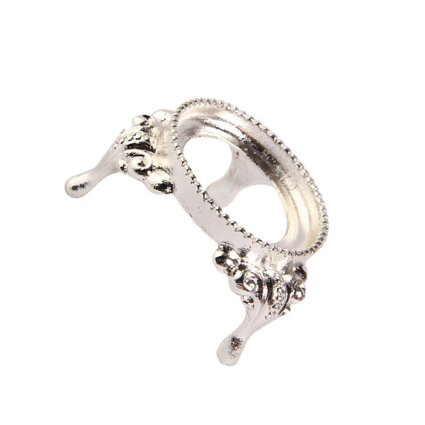 Alloy Display Stand Crystal Ball Egg Quartz Sphere Base Pedestal Silver