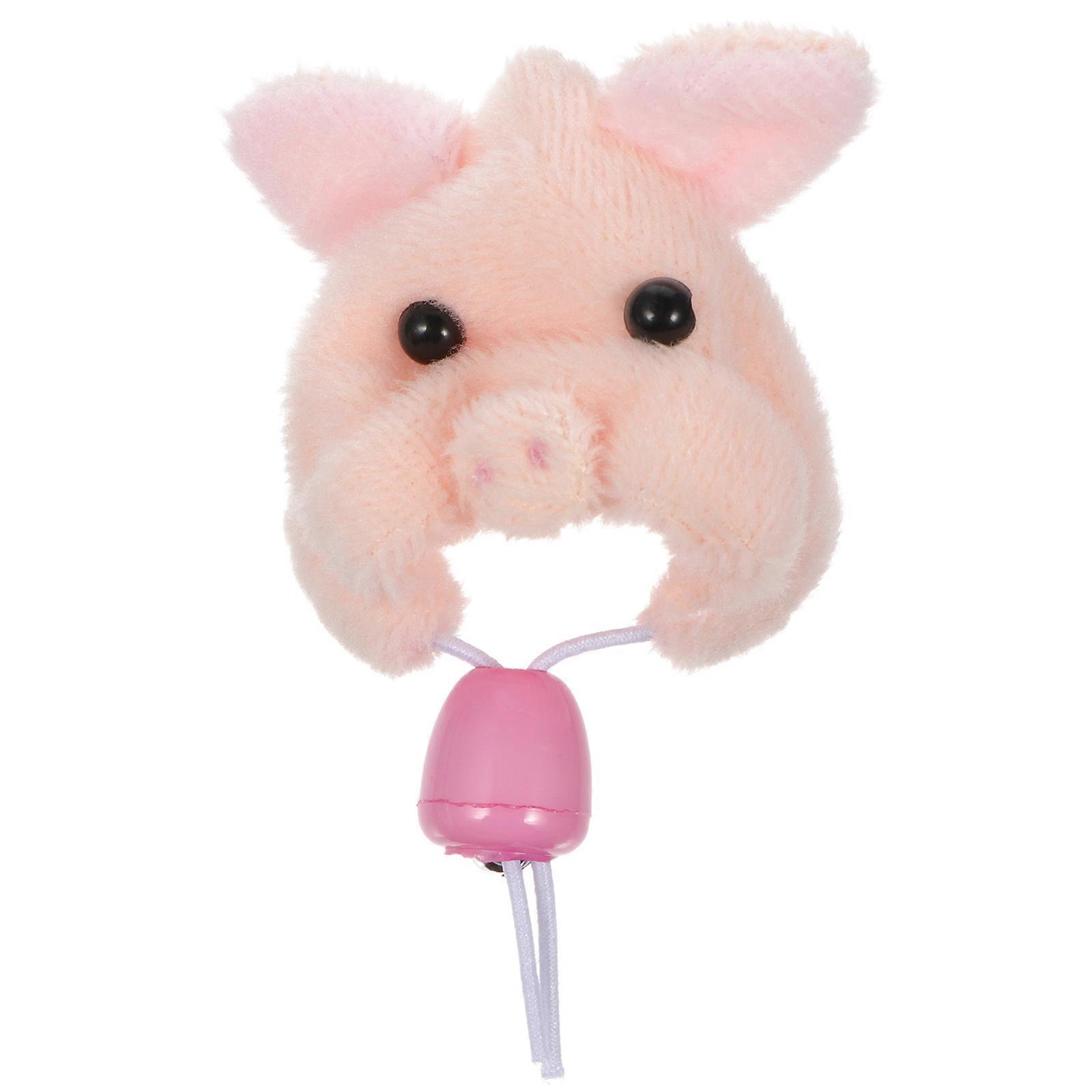 Pet Costume Accessory Plush Hamster Hat 2Pcs for Small Pets