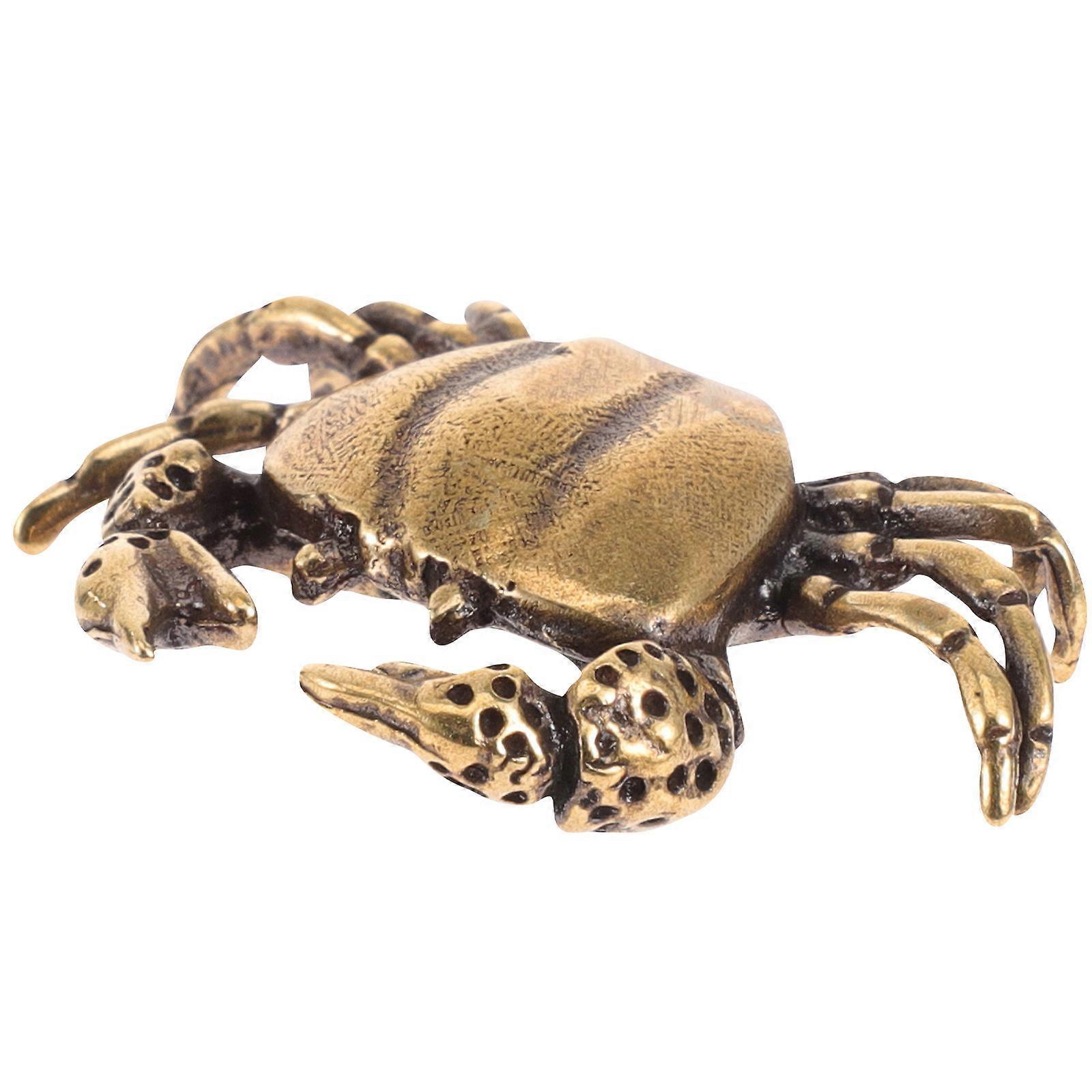 Desk Decor Brass Figurine Golden Versatile Decor for Room Table