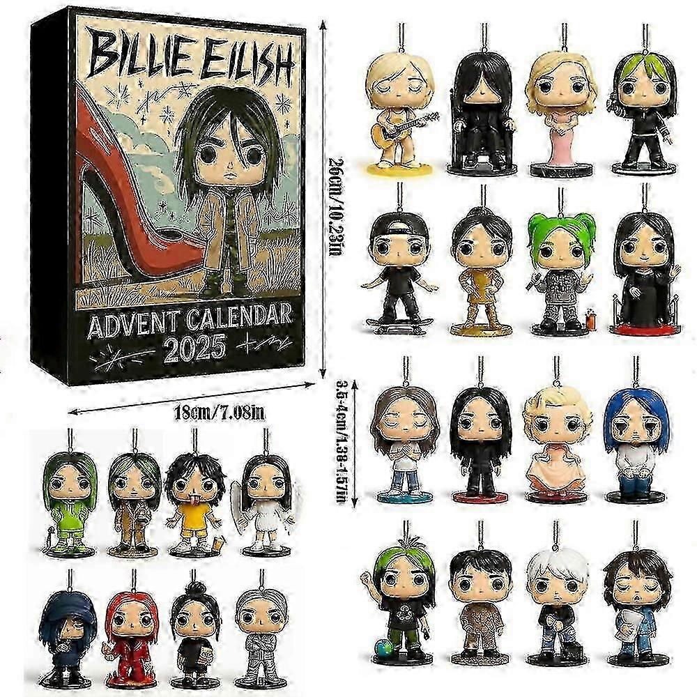 Billie Eilish Collectible Advent Calendar with 24 Mystery Minifigures
