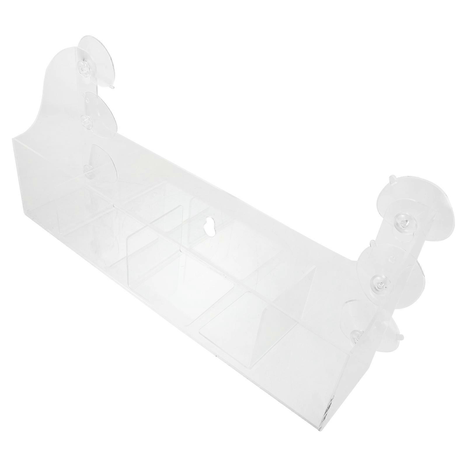 Organiseur de boissons pour réfrigérateur, ventouse réglable, organiseur de réfrigérateur en acrylique transparent avec séparateurs amovibles, 1 lot