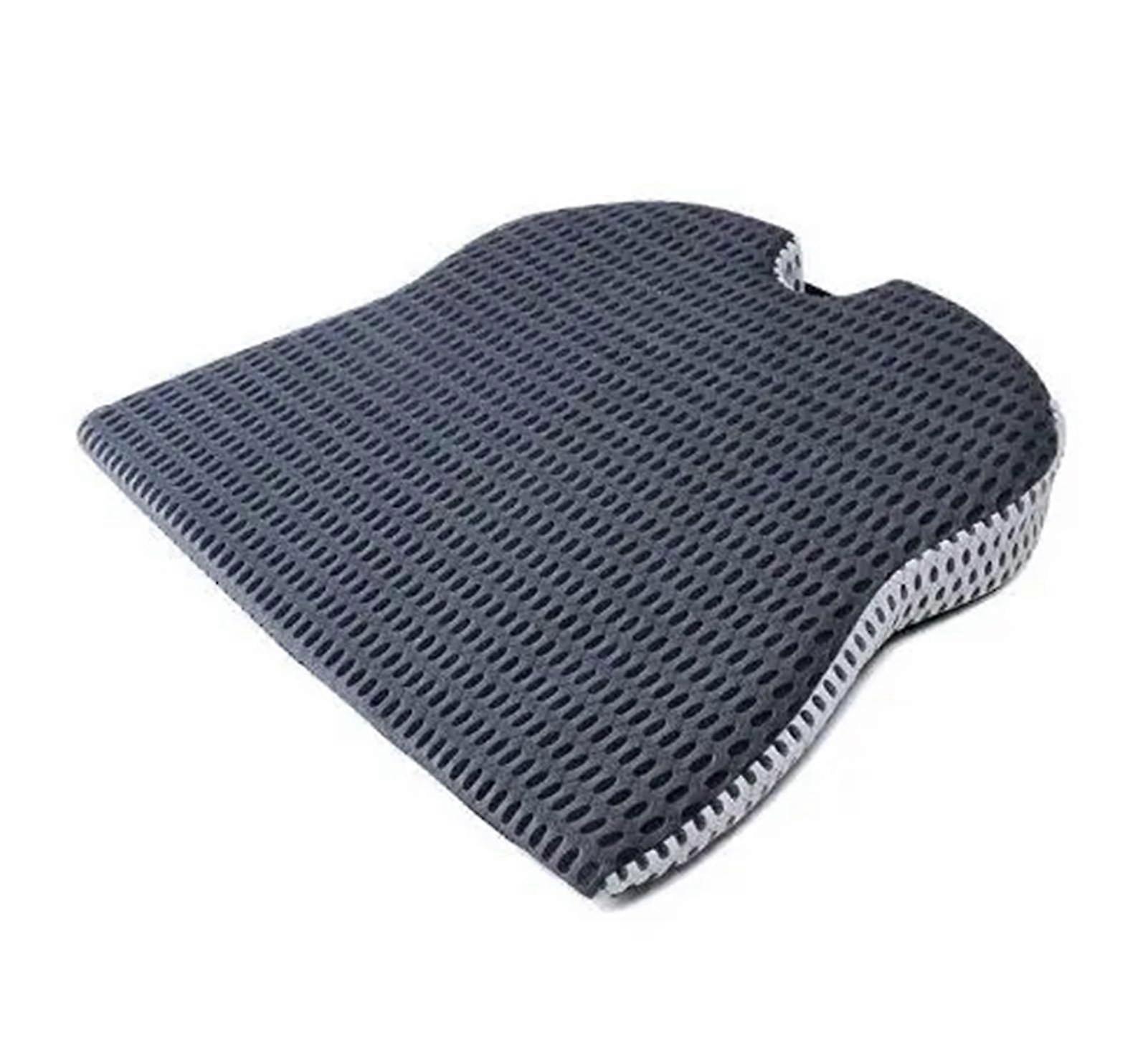 Car Wedge Seat Cushion Elevation Memory Foam Orthopedic Support Wheelchair Compatible For Car Driver Seat Grey