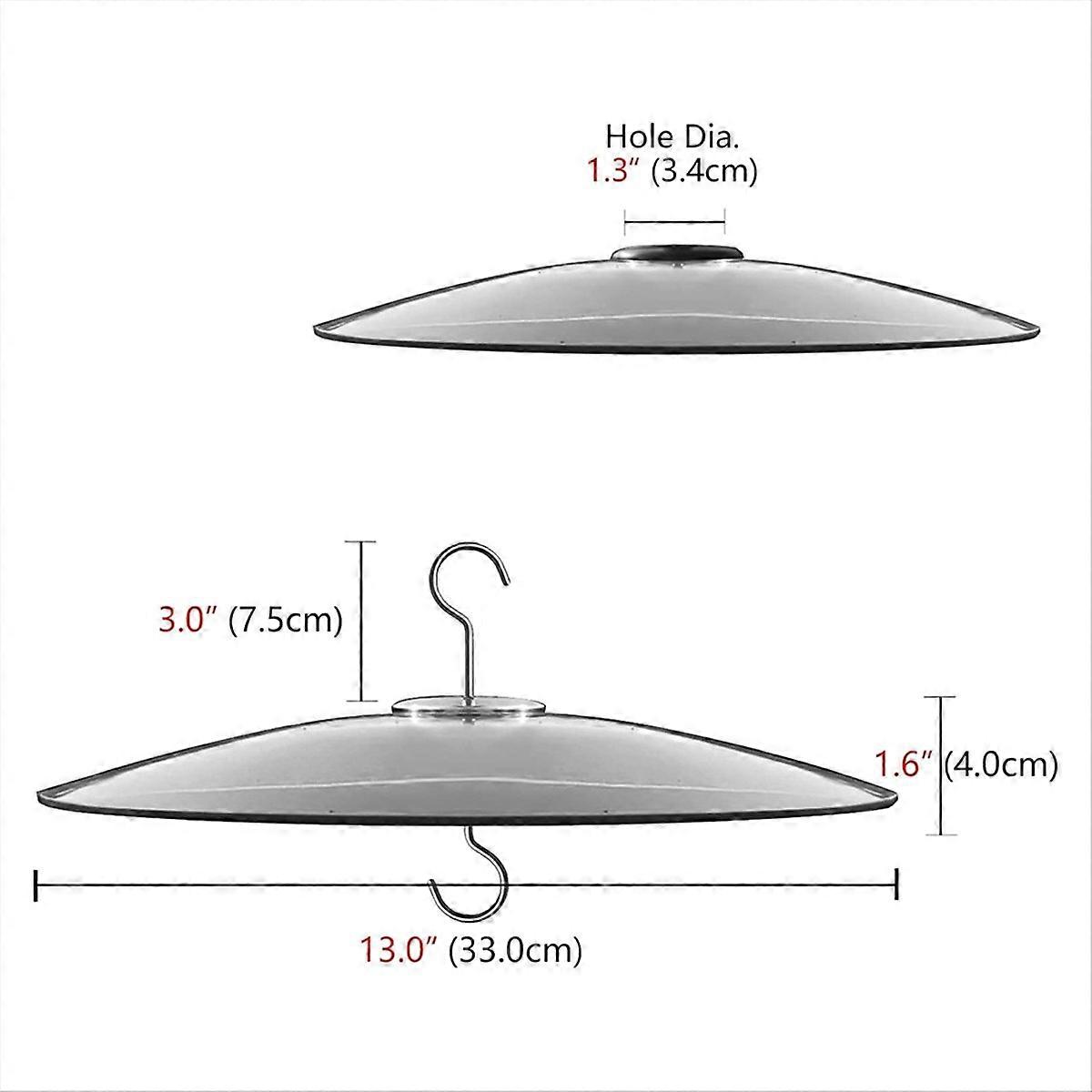 Glass Squirrel Baffle for Bird Feeders Pole