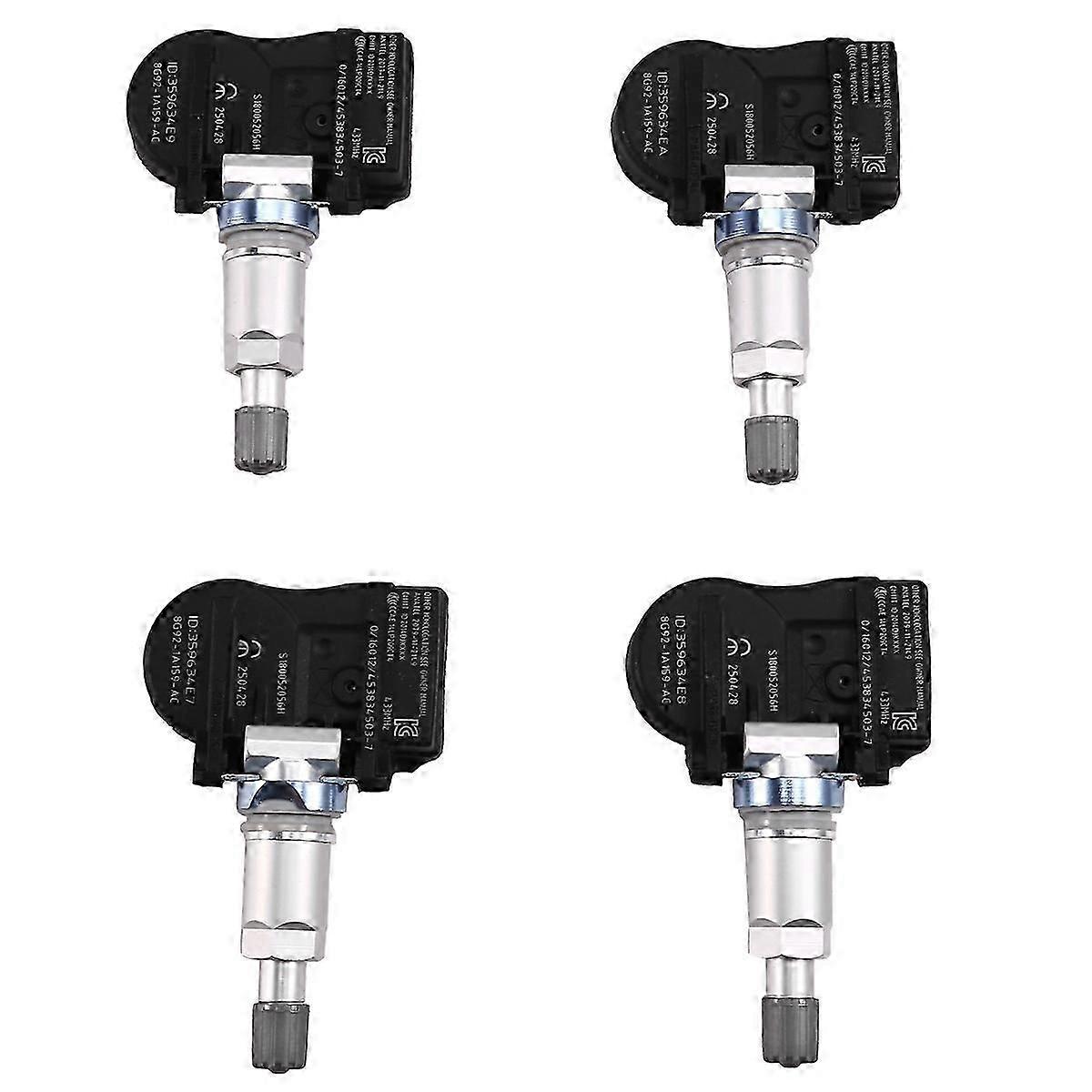 4PCS TPMS Tire Pressure Monitor Sensor 433MHz for Mondeo 8G92-1A159-AC 8G92-1A159-AB 8G92-1A189-KB
