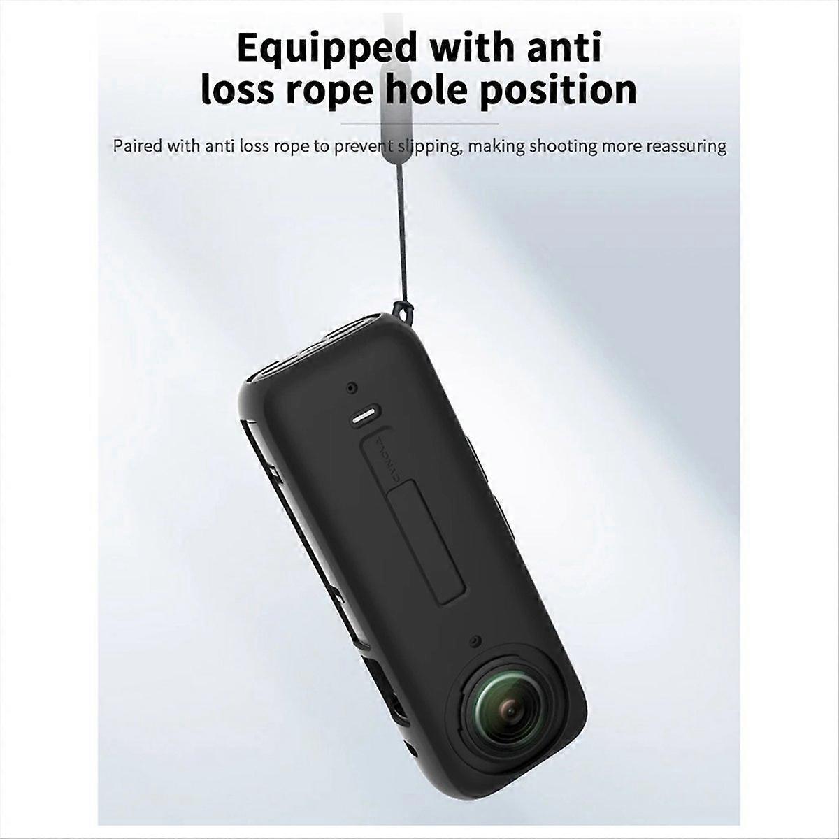Suitable for insta360 X4 panoramic camera host silicone sleeve