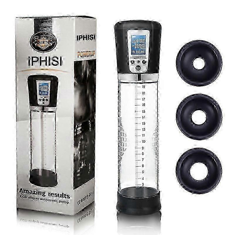 電動マッサージャー真空ポンプ、吸引強度4段階、充電式自動高真空-最新