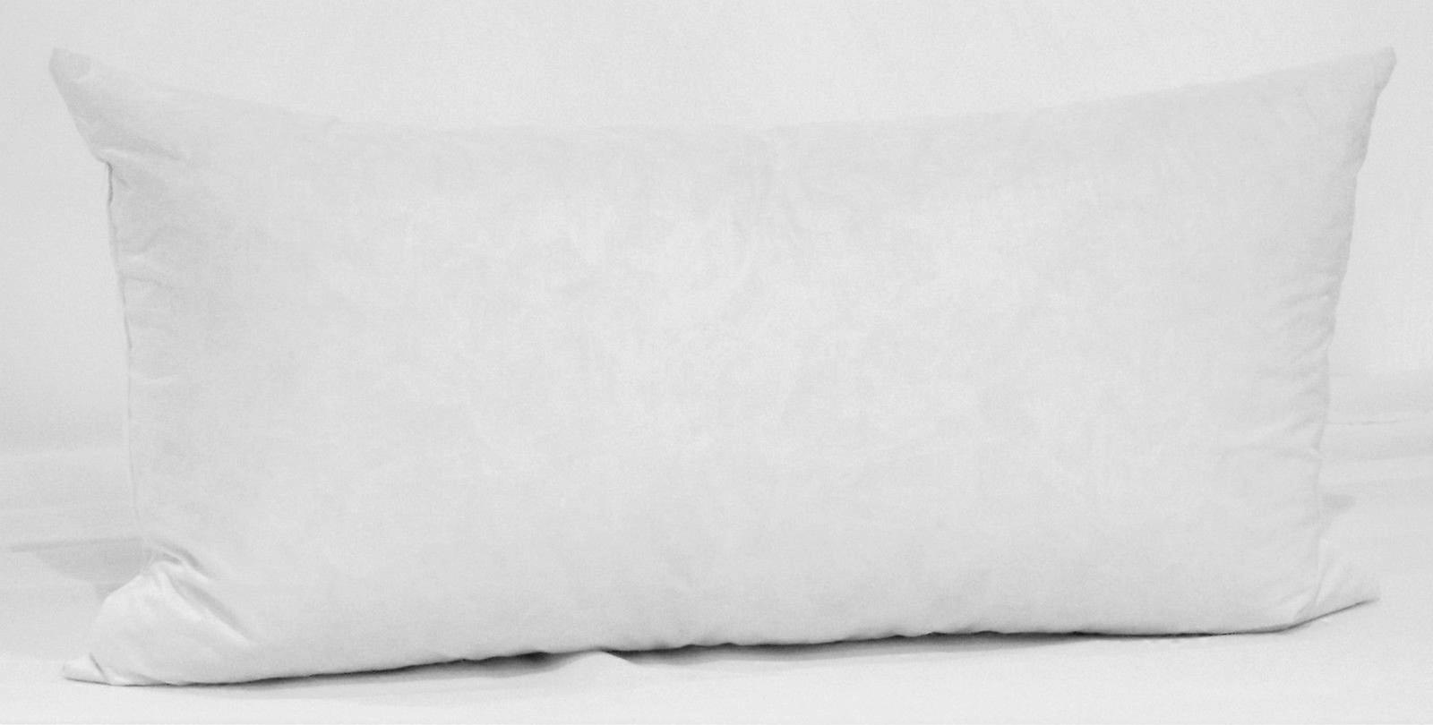 Essential Design Duck Feather Fill Oblong Cushion 10x16 Inches (25x40 CM)