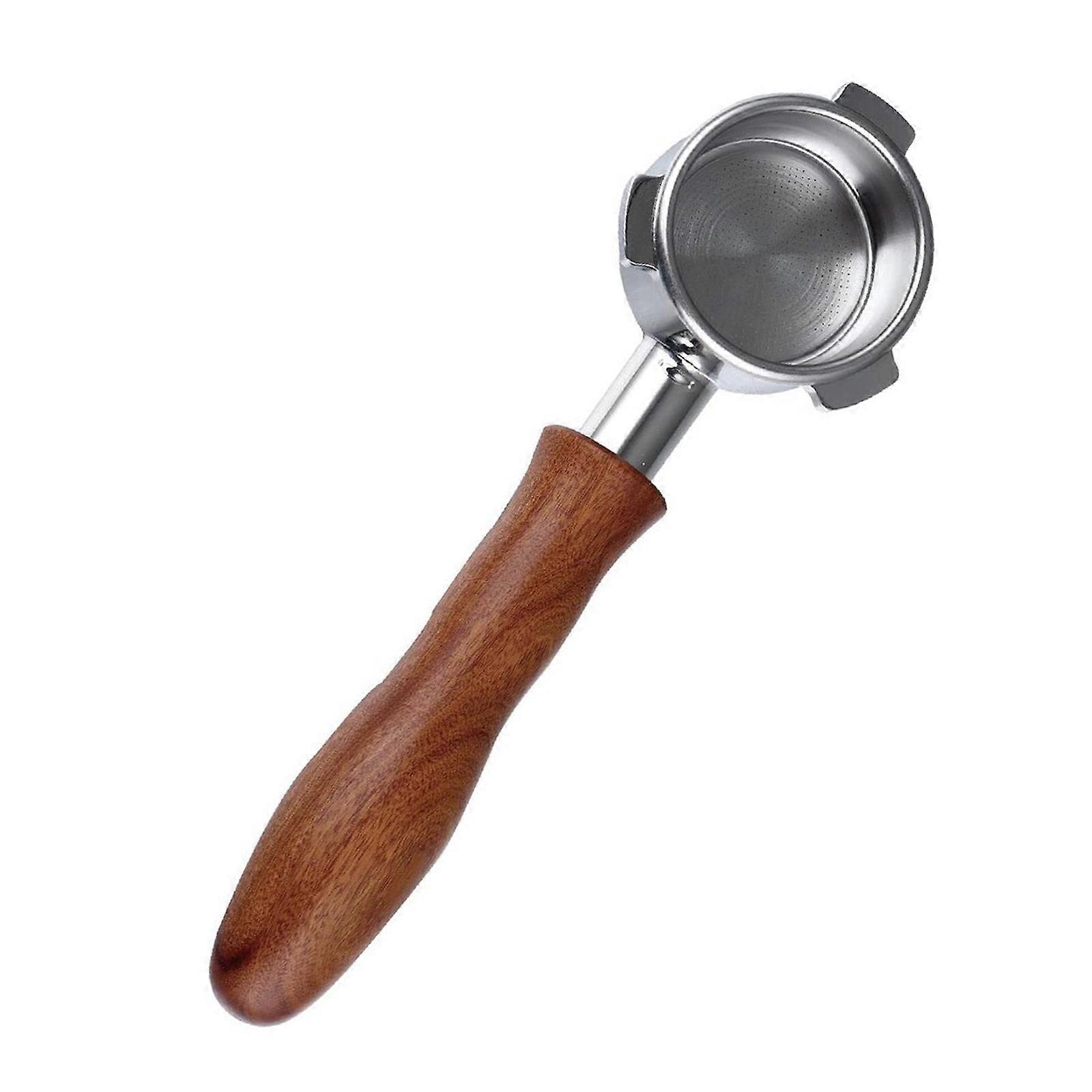 Professional Metal Coffee Machine Handle Rustproof Construction Stainless Steels Basket Portafilter Replacement Part Multicolor