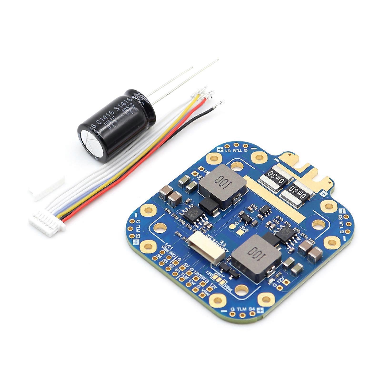 Power Distribution Board FCHUB-12S V2 440A 5V 12V Double BEC Development Board For Remote Mmultirotor Drones Multicolor