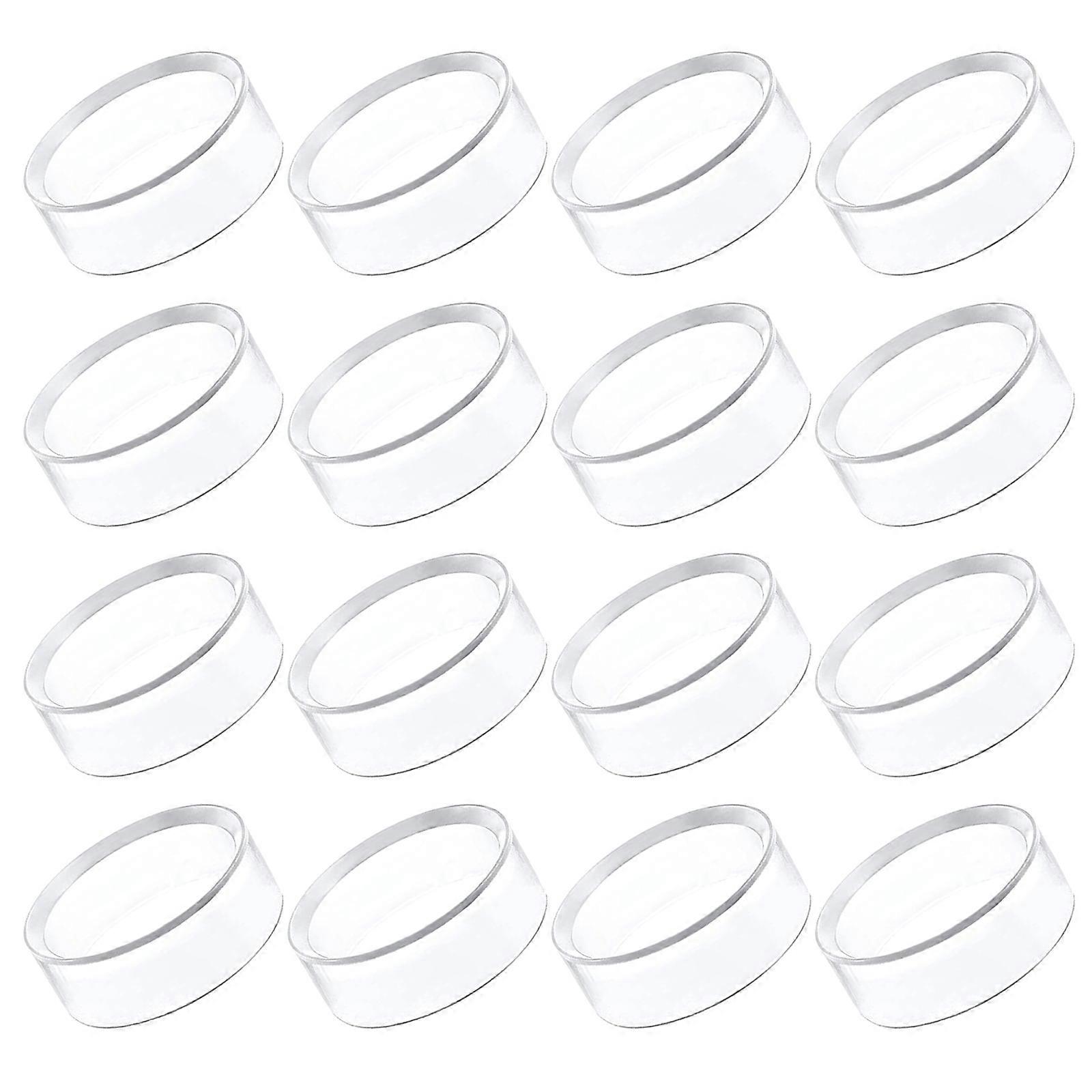 16Pcs Round Baseball Stand Plastic Display Stand Sphere Stand Clear Organization Baseball Display Stands Storage Holders Multicolor