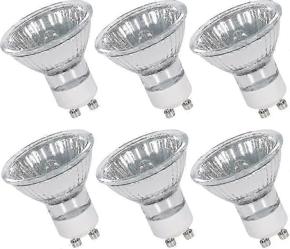6pack Gu10 Halogen Bulbs 50w 230v glare Warm White For Ceiling Lights Dimmable
