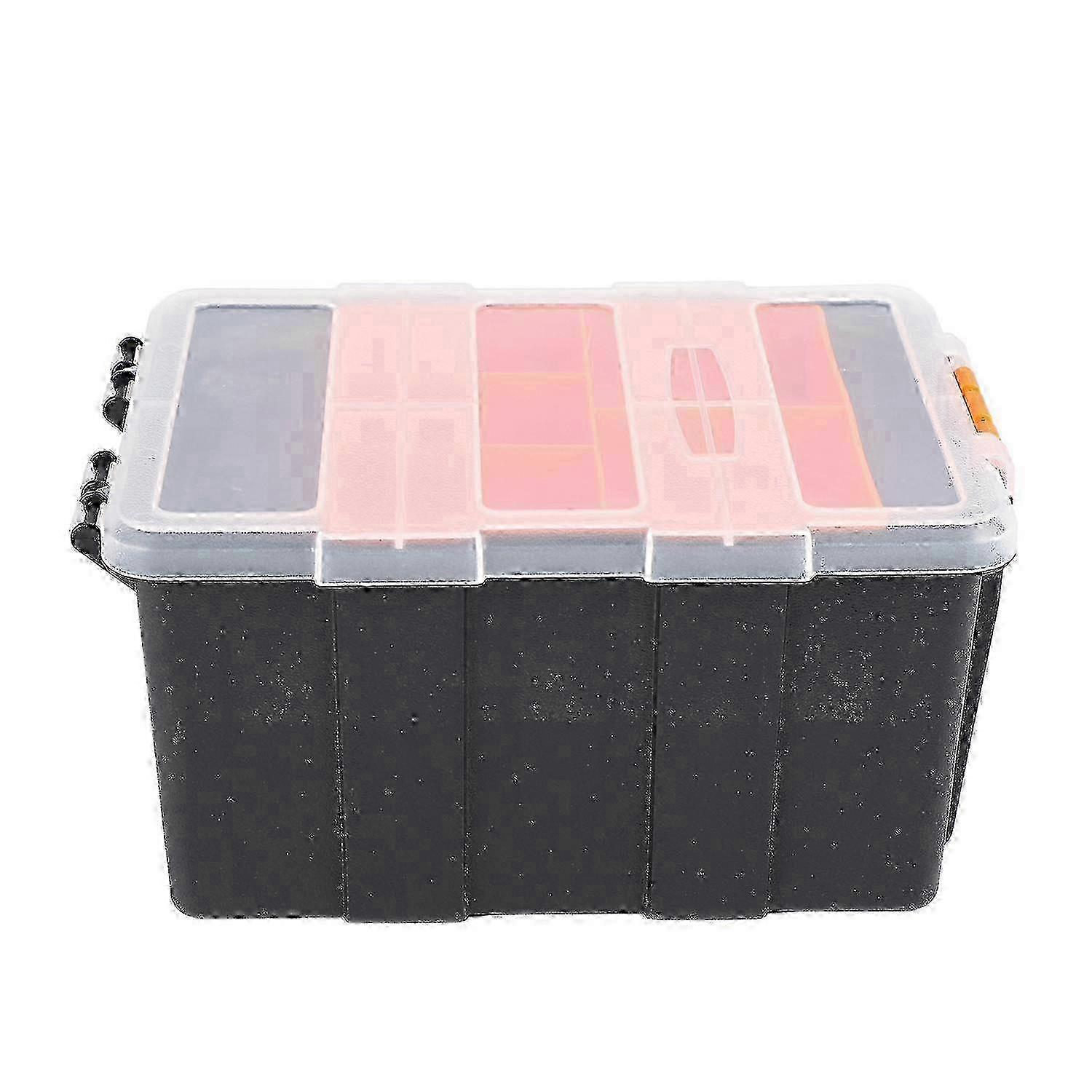 F-156D Portable Plastic Tool Parts Box Suitcase Electrician Tool Box Storage Tools Box Storage Box S