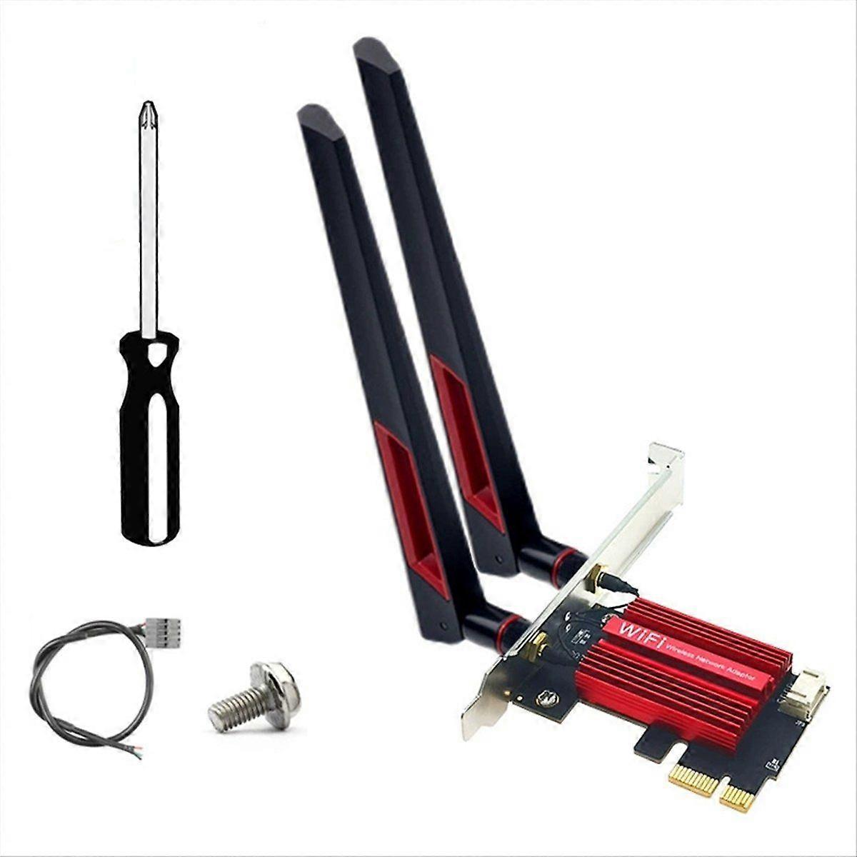 WiFi 7 BE200 PCI-E Adapter Karten-Kit Tri Band 2,4G/5G/6GHz 8874Mbps BT5.4 Desktop Wireless Netzwerk A