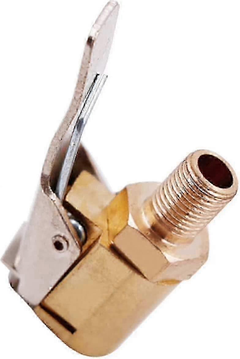 Adapter for Chuck Air Tire Inflator with Brass Chuck for Bicycle Motorcycle and Car Inflation with Leakproof Design