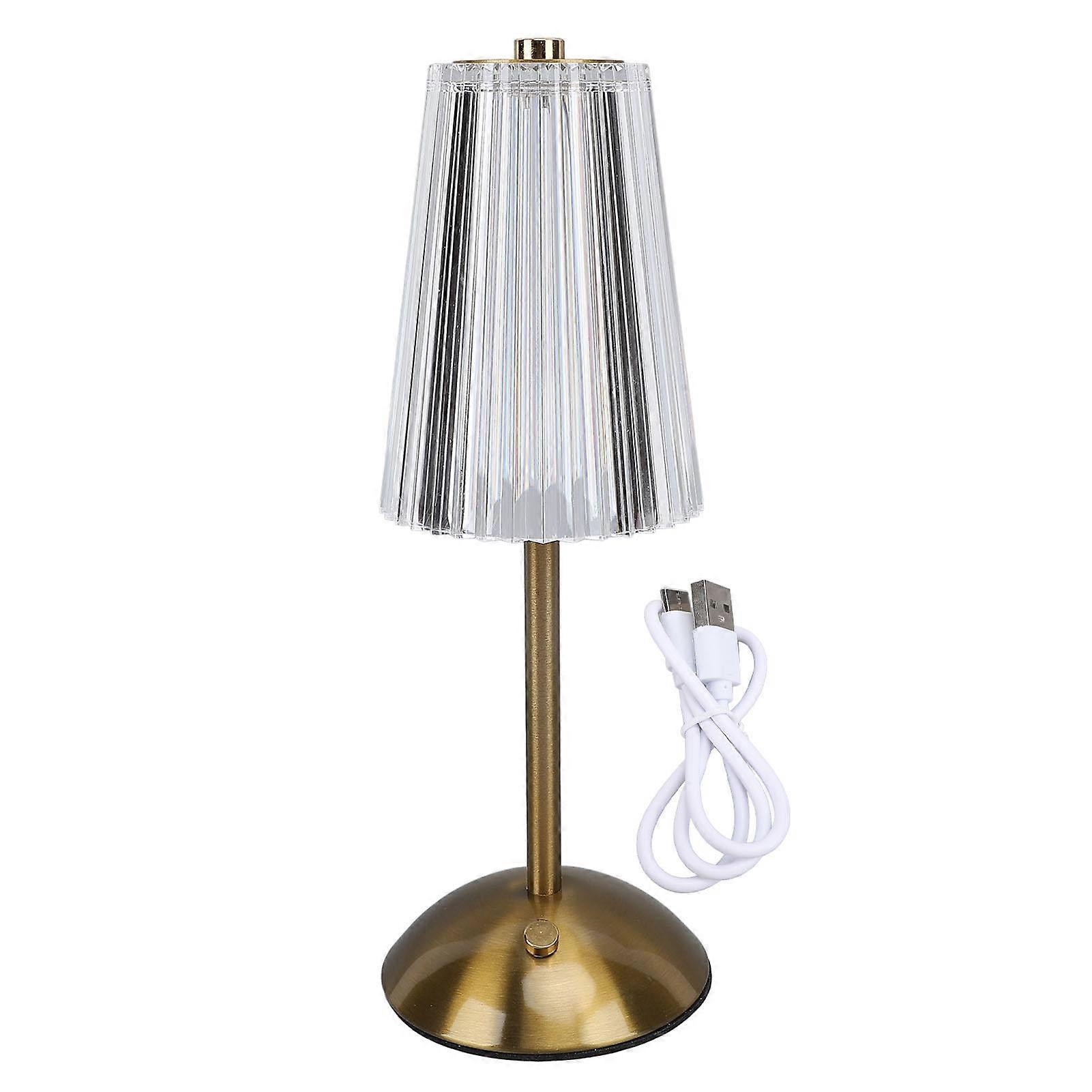 Cordless Table Light 3 Color Modes Rechargeable Touch Control Stepless Dimming Bedside Night Lamp