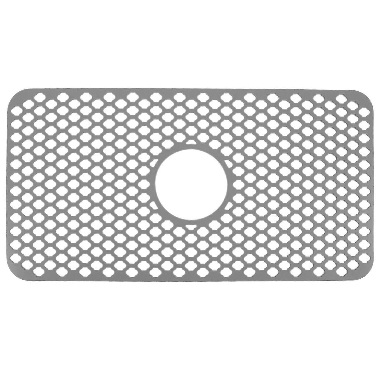 Hollow Insulated Kitchen Sink Mat Non Slip Multi Functional Large Size Silicone Sink Mat Protector G