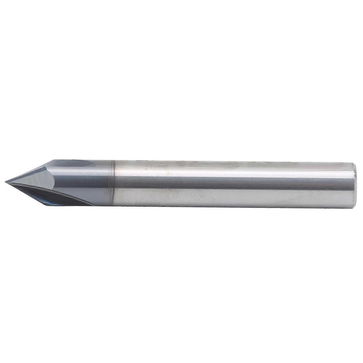 Chamfer End Mill 3 Flute 60° Milling Cutter Tungsten Steel CNC Carving Polishing Router BitD8 x 60° 