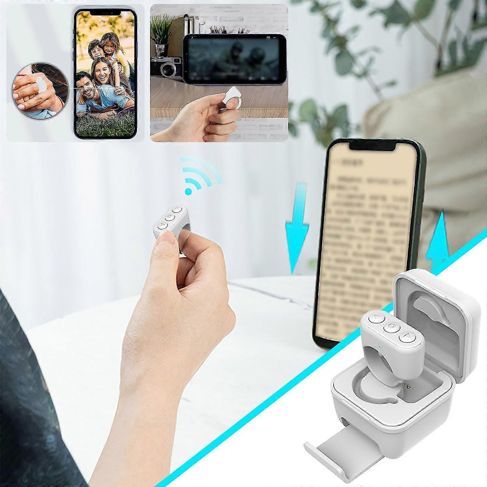 Bluetooth Mobile Phone Remote Control Ring Selfie Machine Lazy Remote Control