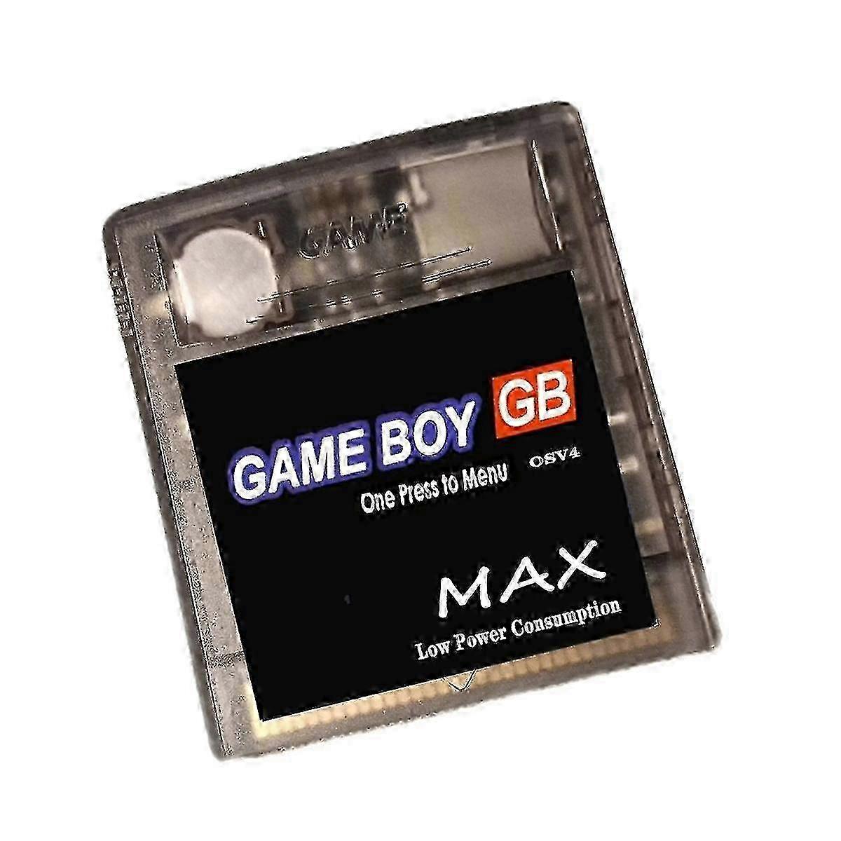 3000 In 1 Game Os V4 Edgb Game Card For Color Gb Max Console Power Saving Version Black