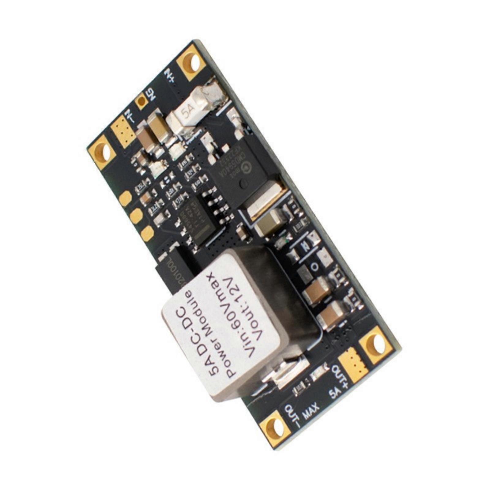 Industrial Electric Regulator Module 4.5 60V Input 5V 5A Output Overcurrent Protecting Low Heat Generation Design Multicolor