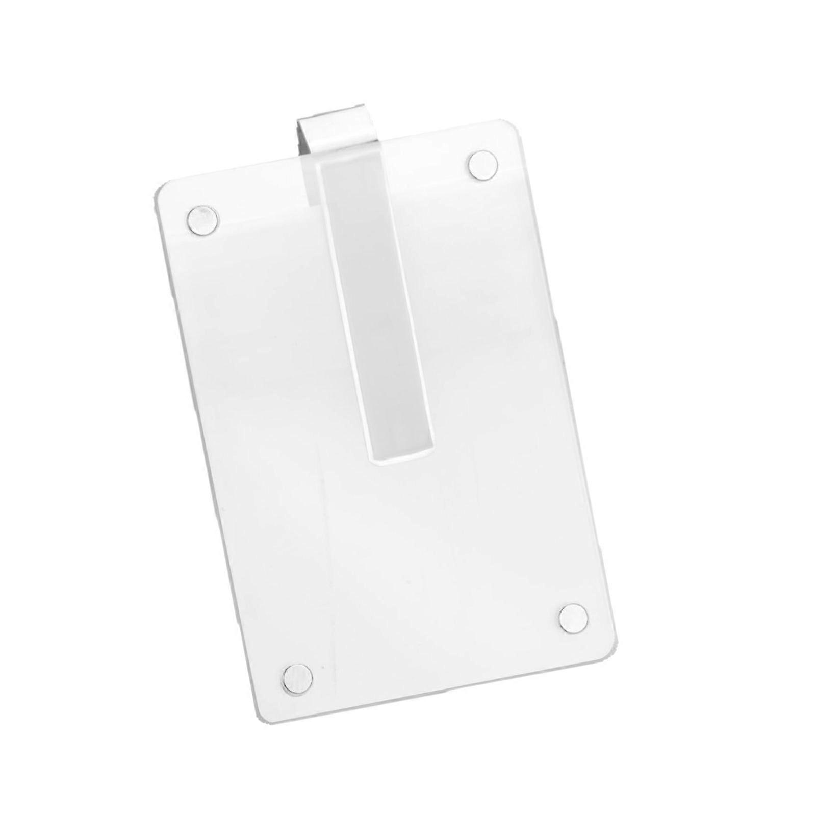 Acrylic Magnetic Car Accessory Photo Frame Support For Sun Visors Effortlessly Installation Multi Vehicle Compatibility Multicolor