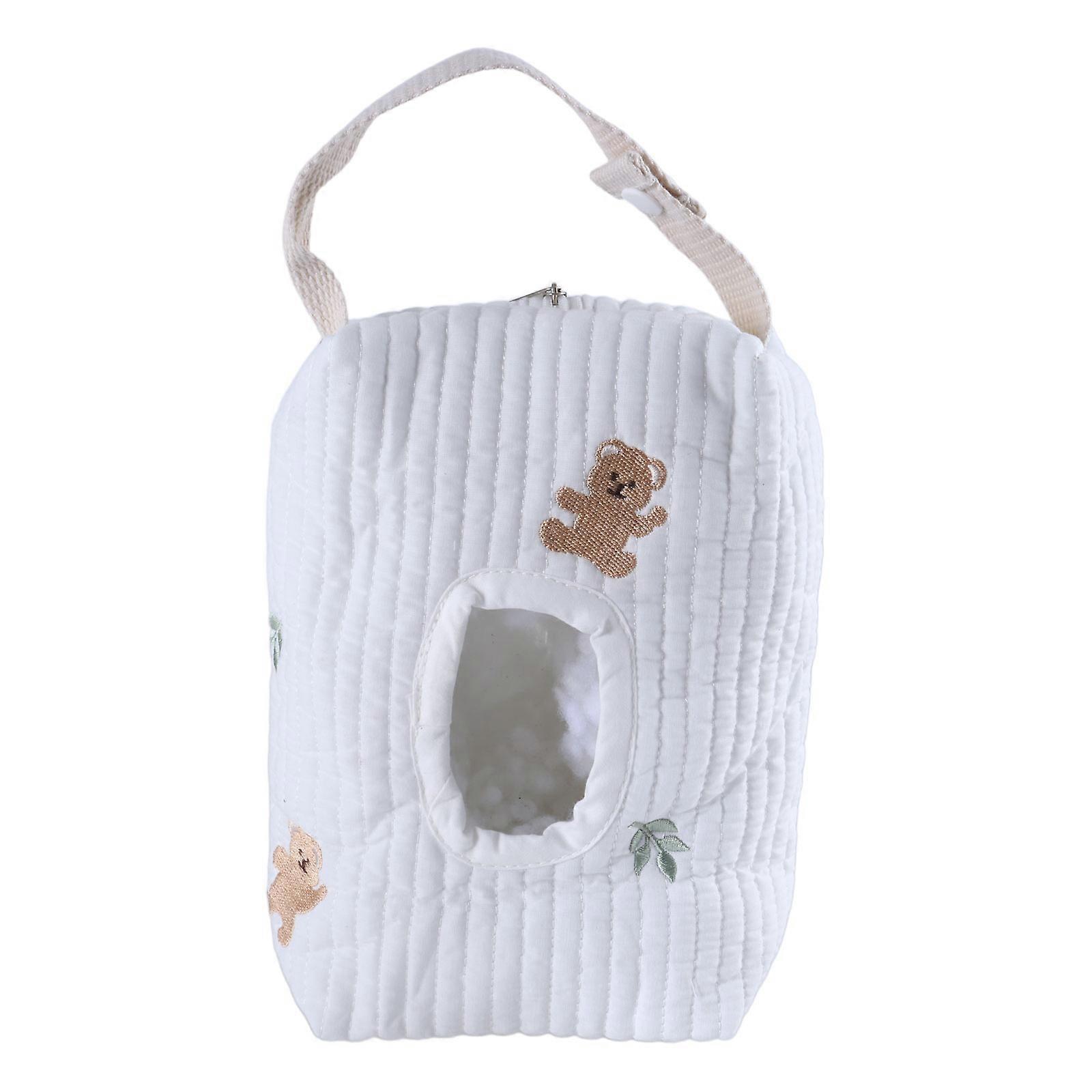 Cartoon Baby Strollers Tissue  Case Wet Wipes Organizer Pouch Paper Storage Container Box for Infants Toddlers Multicolor