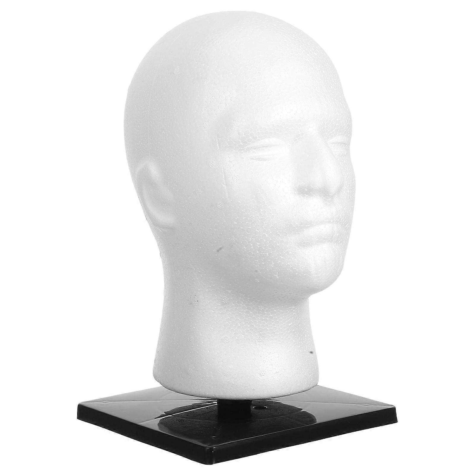 Foam Mannequin Head for Display Multi-Functional Wig Hat Glasses Stand